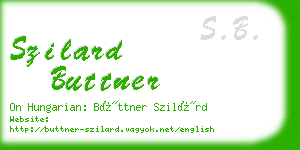 szilard buttner business card